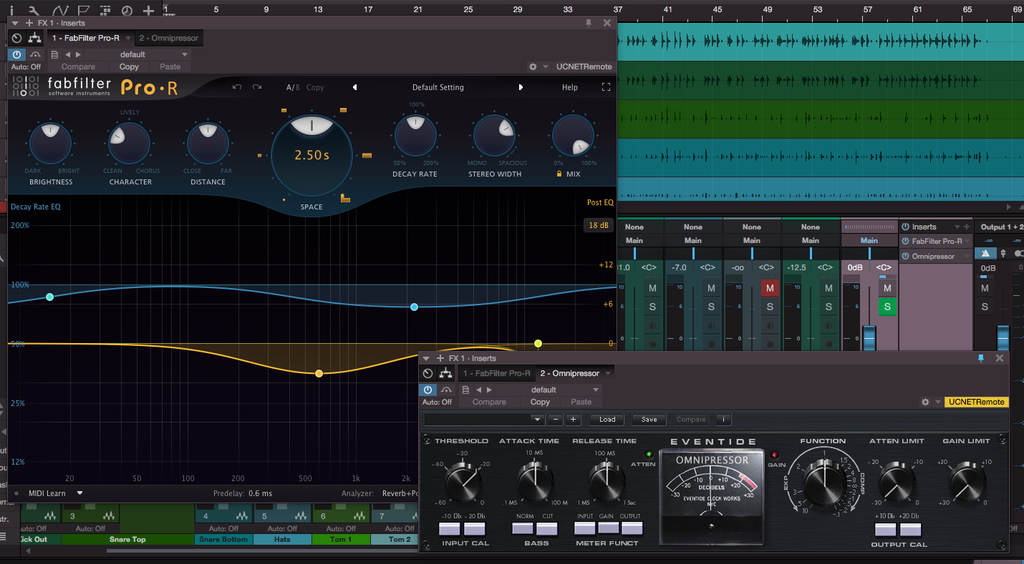 Thicken Up Reverb Returns with Compression