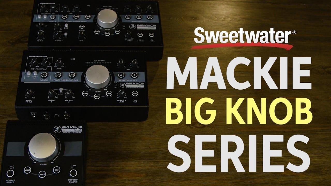 Mackie Big Knob Passive 2x2 Studio Monitor Controller
