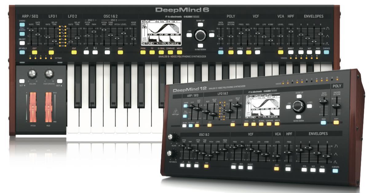 Behringer Announces New DeepMind 6 and DeepMind 12D - InSync