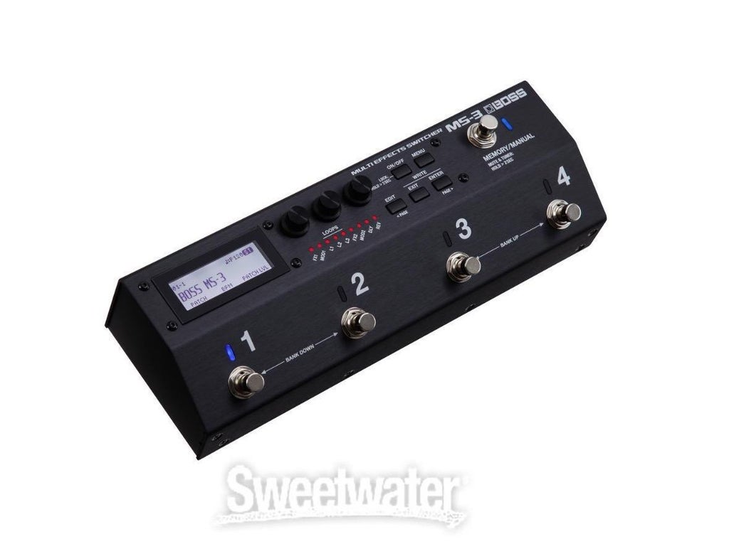 Boss Introduces MS-3 Multi Effects Switcher