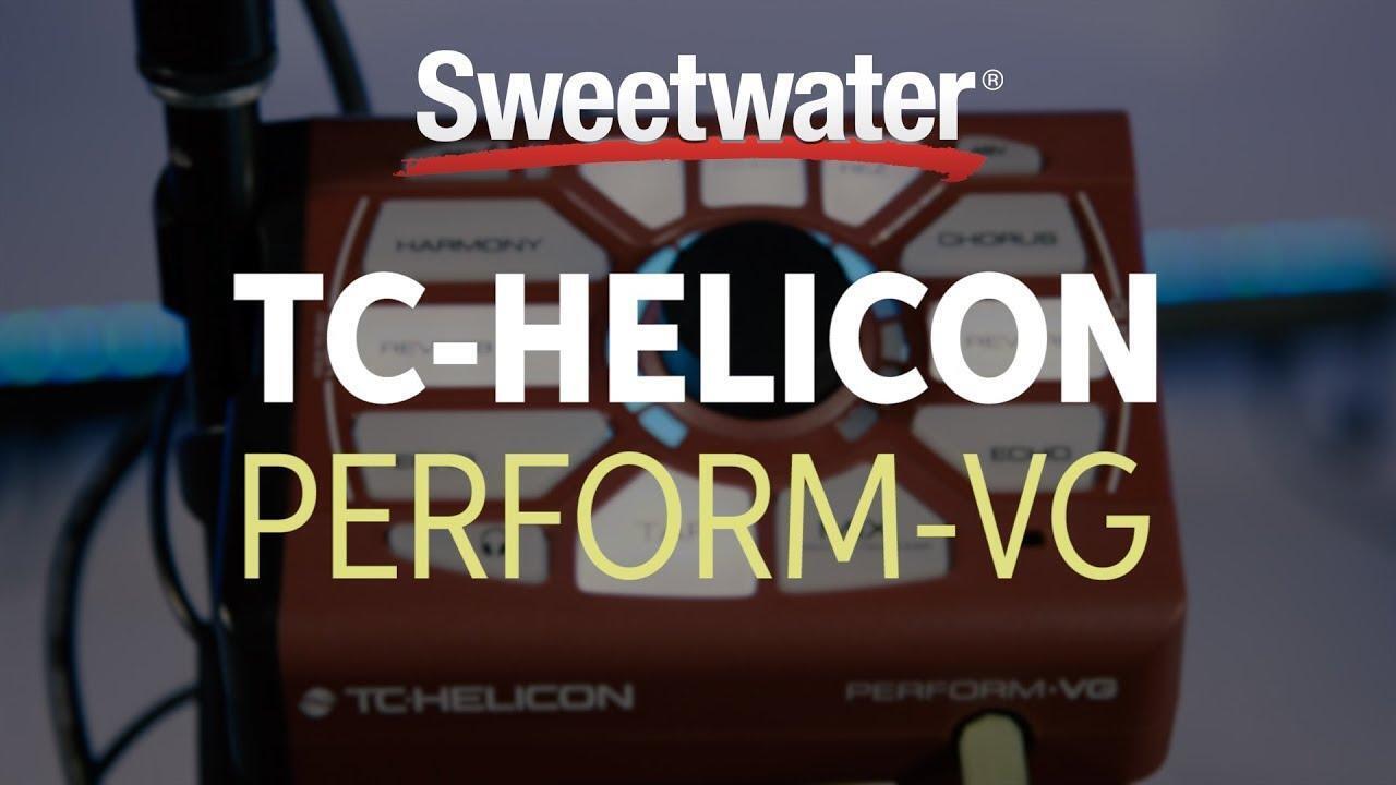 TC-Helicon Perform-VG Vocal Processor Demo - InSync