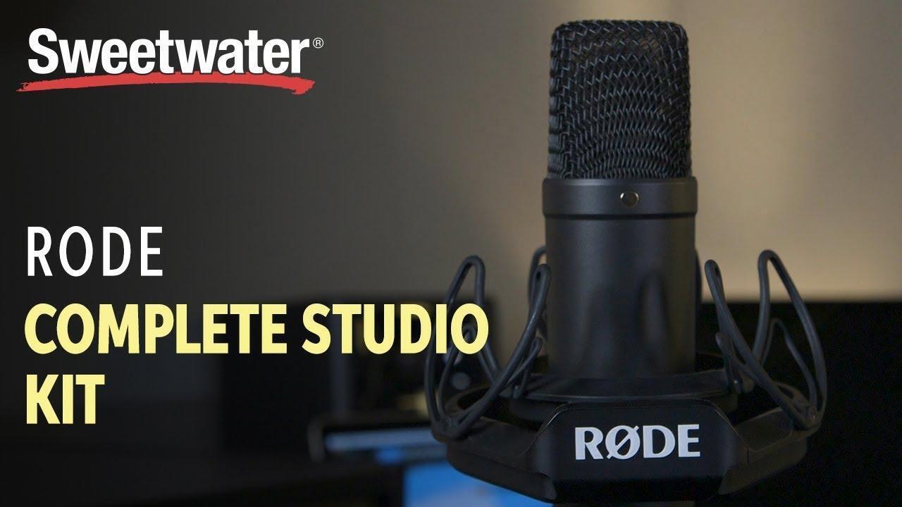 Rode Complete Studio Kit with NT1 Microphone and AI-1 Audio Rode Complete Studio Kit with NT1 Microphone and AI-1 Audio