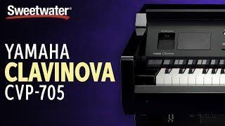Yamaha Clavinova CVP-705 - Black Walnut Finish | Sweetwater