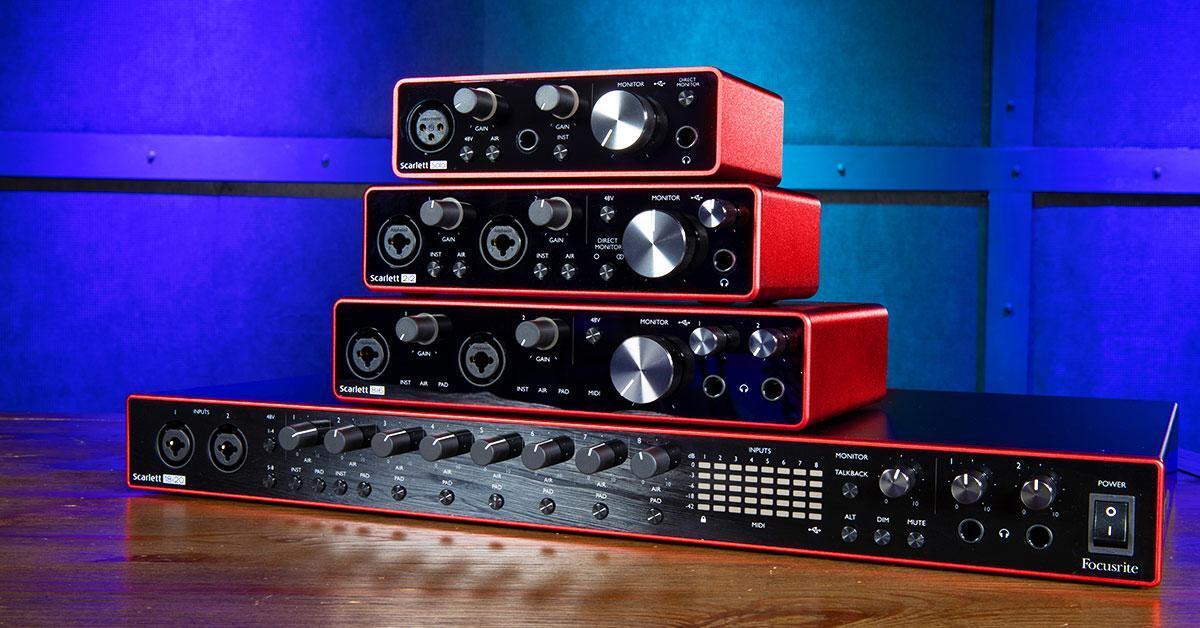First Look: Focusrite Scarlett G3 Interfaces - InSync