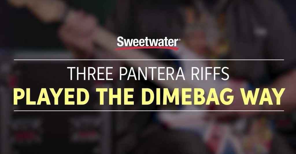 How to Play 3 Famous Pantera Riffs the Dimebag Way