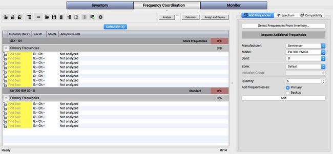Coordinating Wireless Frequencies for Live Sound - InSync