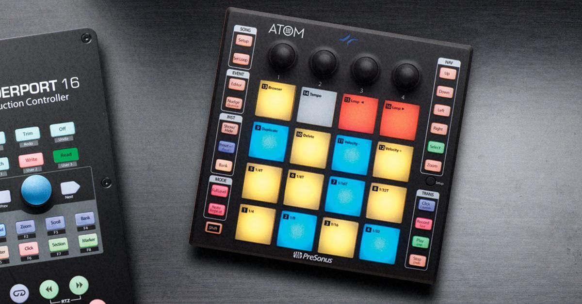 PreSonus Expands into EDM with ATOM - InSync