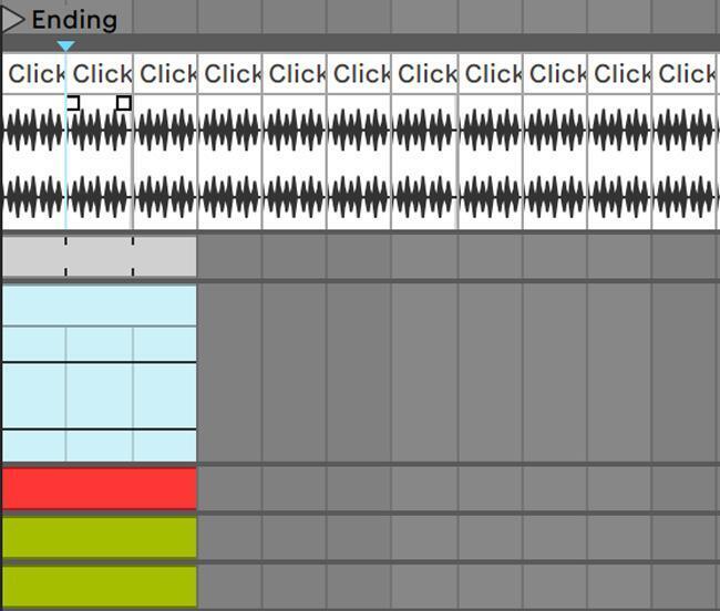 picture showing click track continuation
