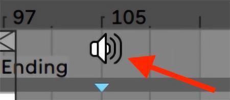 picture showing scrub area with sound icon