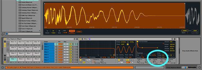an image with a circle around the controls tab