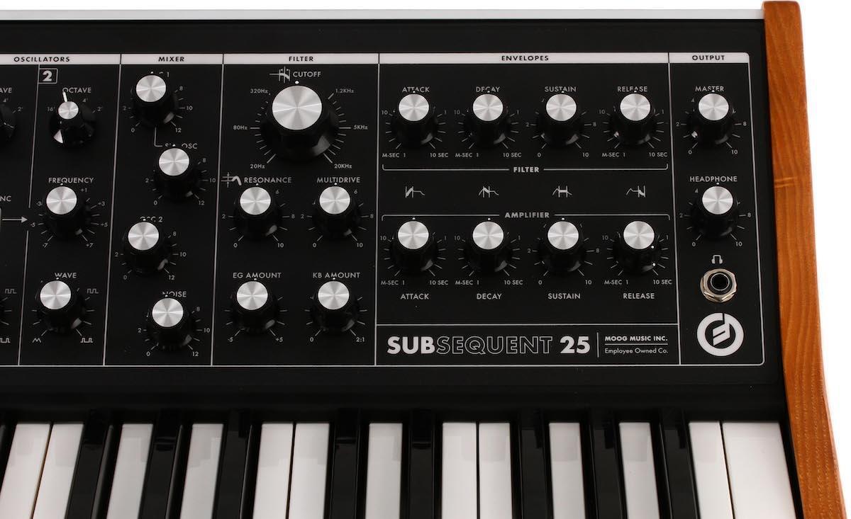 Moog Introduces The Subsequent 25 Analog Synthesizer - InSync