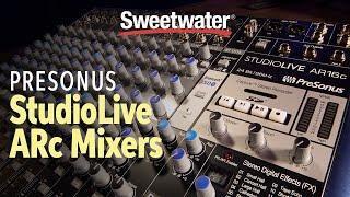 PreSonus StudioLive AR12c Mixer and Audio Interface with