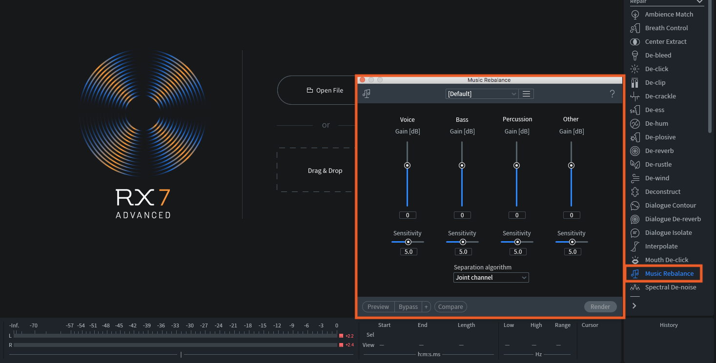 Removing Vocals From A Mix With IZotope RX 7 - InSync