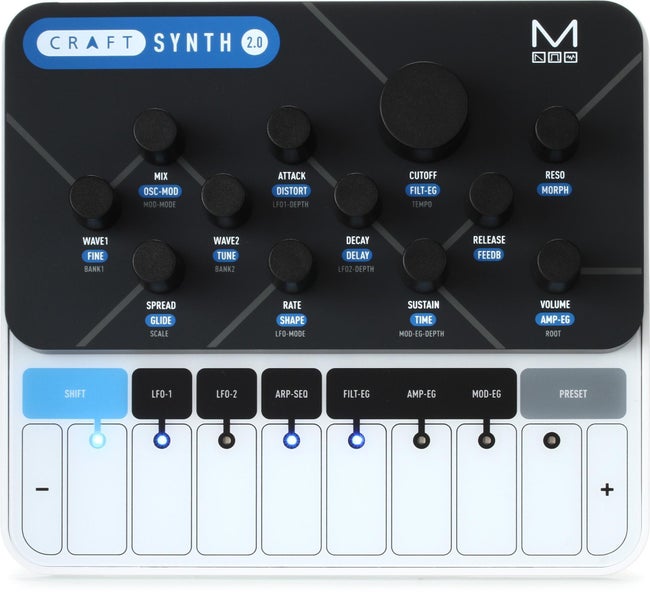 Modal-Electronics-Craft-Synth-2.0-Portable-Monophonic-Wavetable-Synthesizer