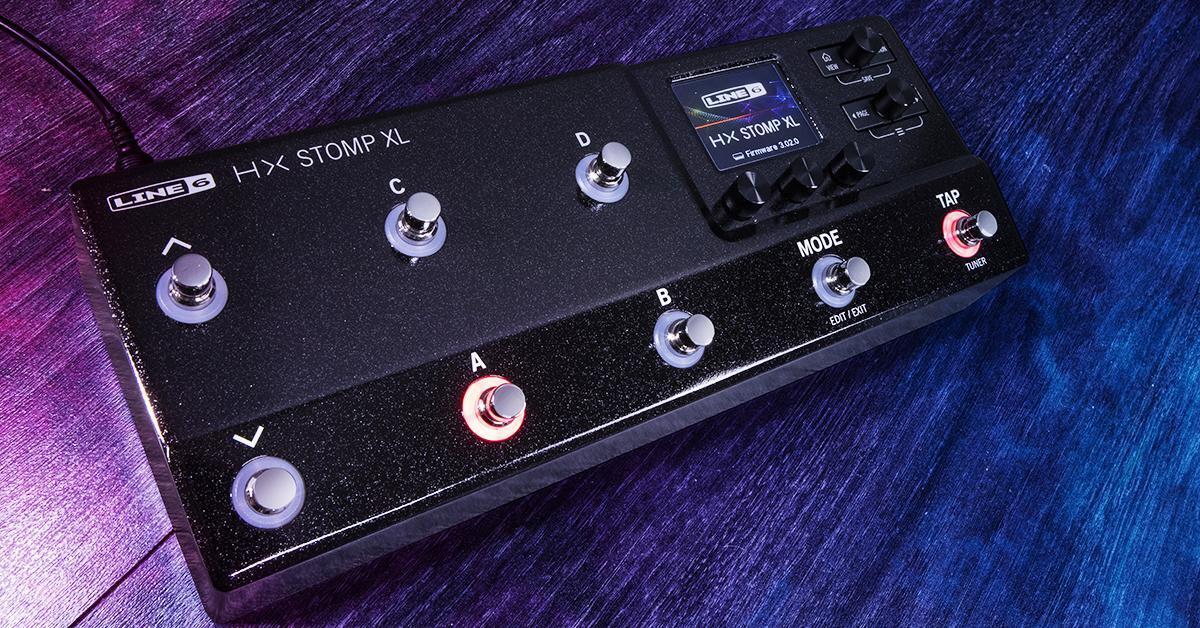 【LINE 6】　HX STOMP XL hx-stomp-xl-limited-silver-hd-