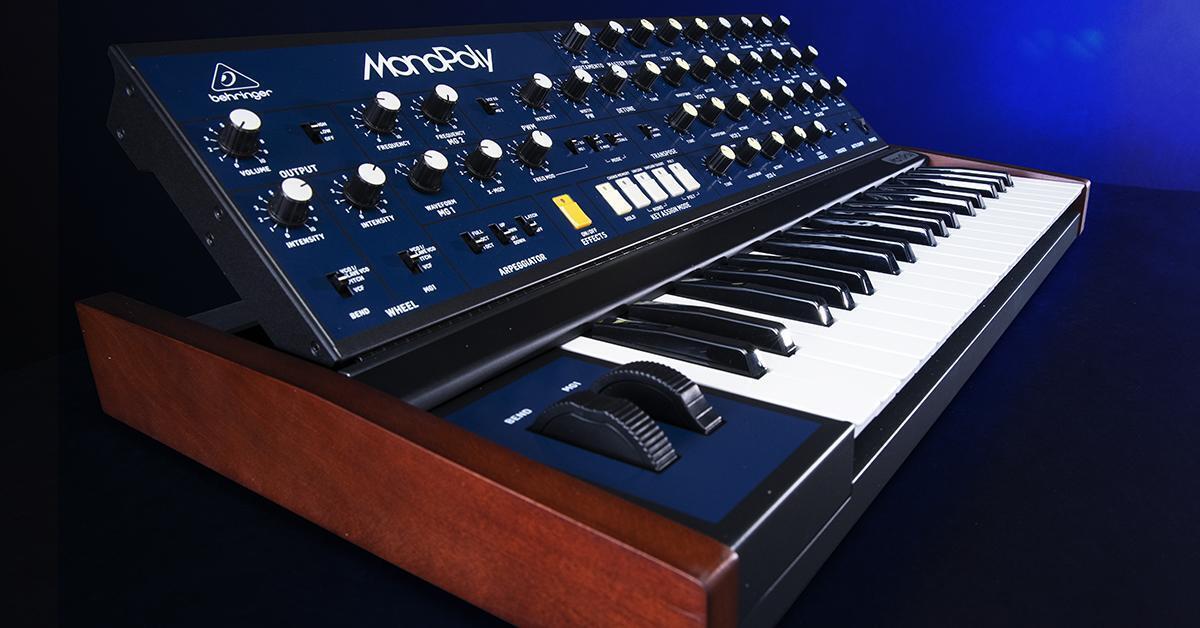 Take a Look: Behringer's MonoPoly 4-voice Analog Synthesizer - InSync