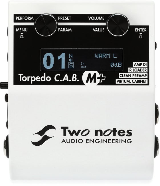 Two-Notes-Torpedo-C.A.B.-M-Speaker-Simulator-Pedal