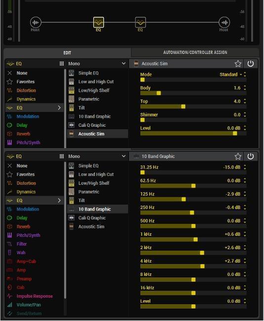 Helix 10-band graphic-EQ
