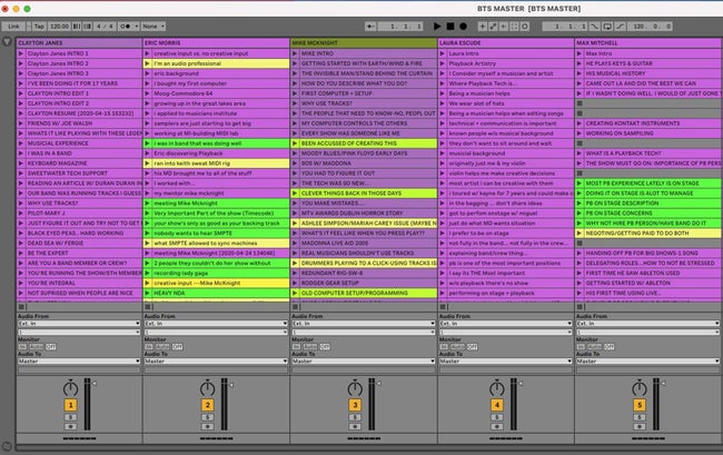 Clips in Session