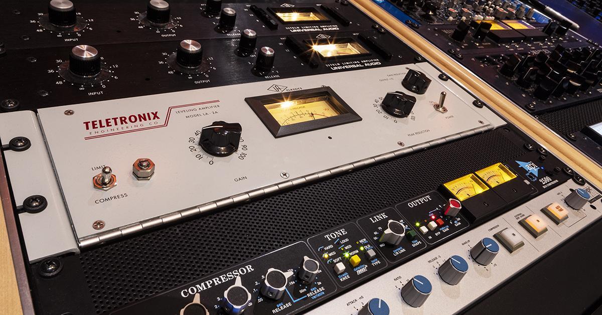 Studio authentic channel eq music compressor