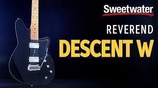 ギター DESCENT Reverend Descent RA Solidbody Electric Guitar - Midnight