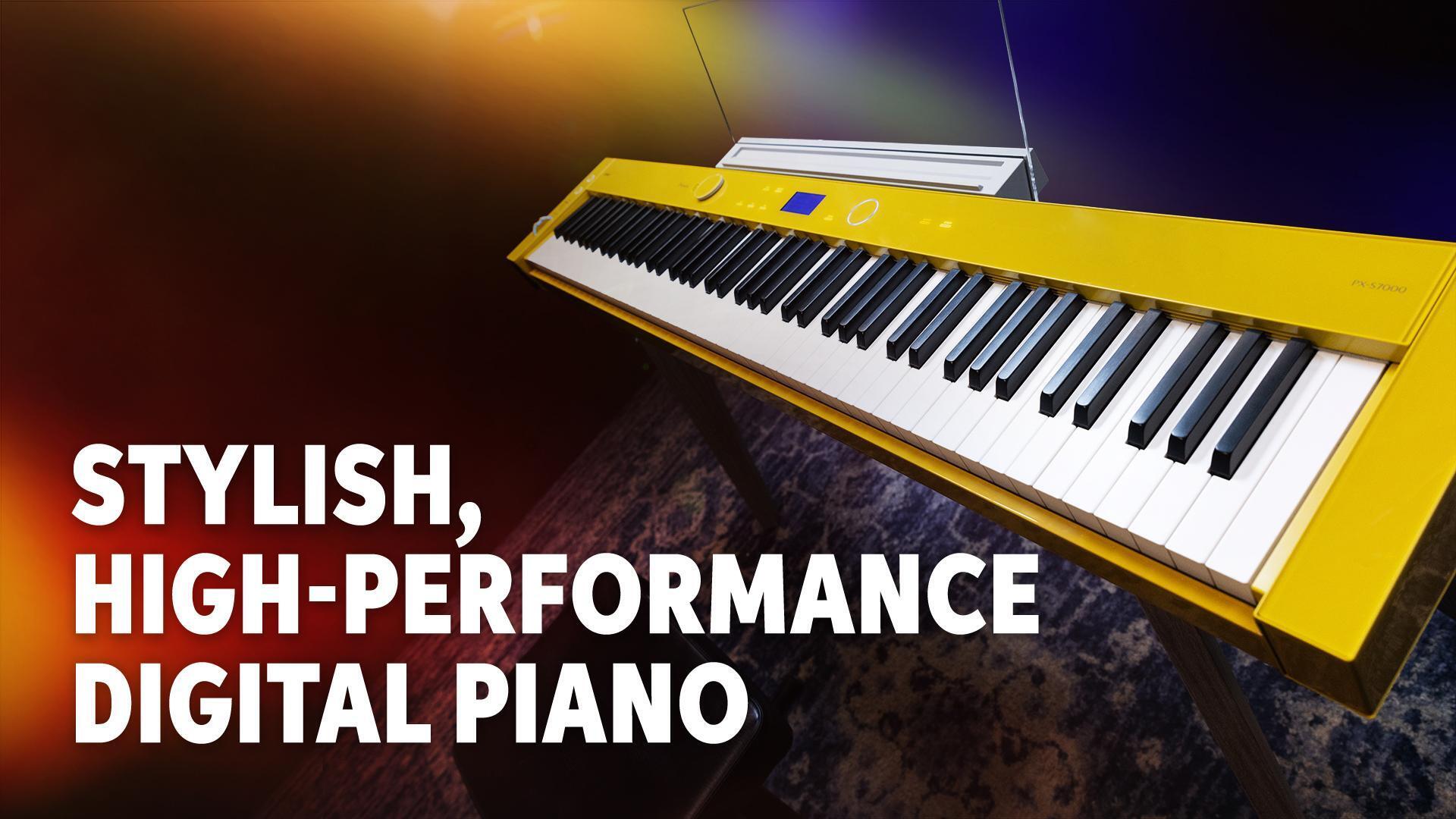 Casio PX-S7000 88-key Digital Piano - Harmonious Mustard Casio PX-S7000 88-key Digital Piano - Harmonious Mustard