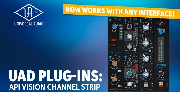 Universal Audio API Vision Channel Strip UAD Plug-in Collection ...