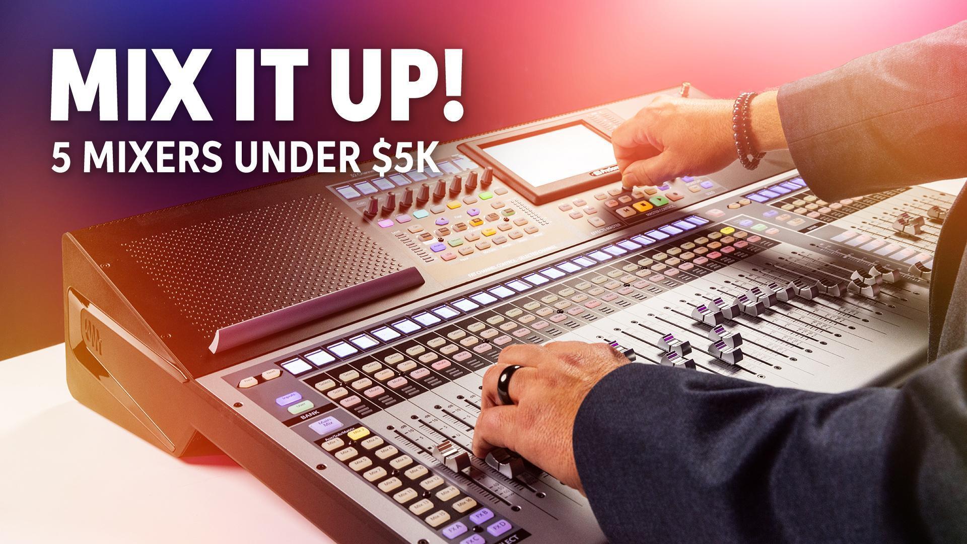 Best Digital Mixers Under 5,000 InSync