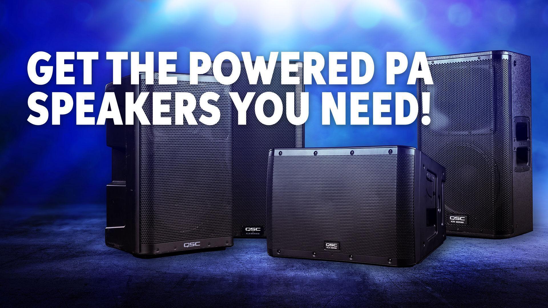 Best Powered Pa Speakers For The Money Choosing the Best QSC Powered PA Speakers for You - InSync