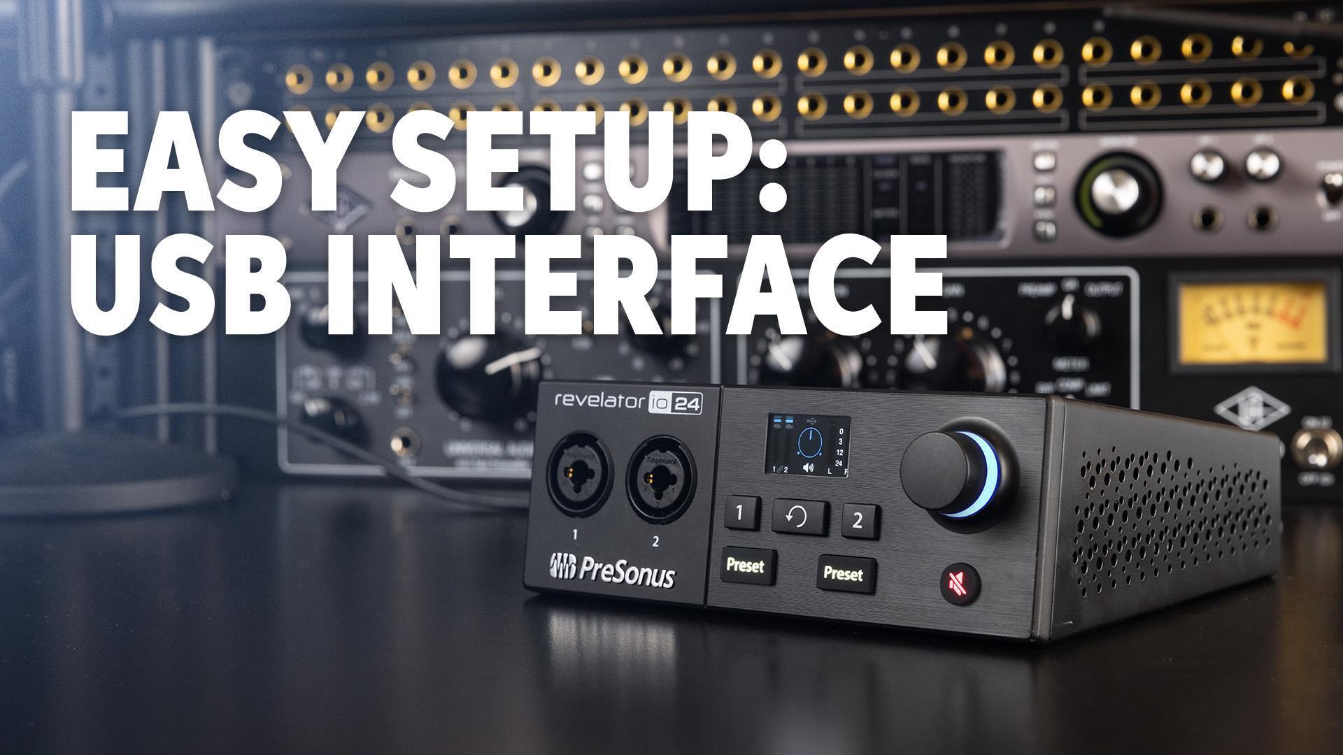 Beginner's Guide to Setting Up Your USB Interface - InSync