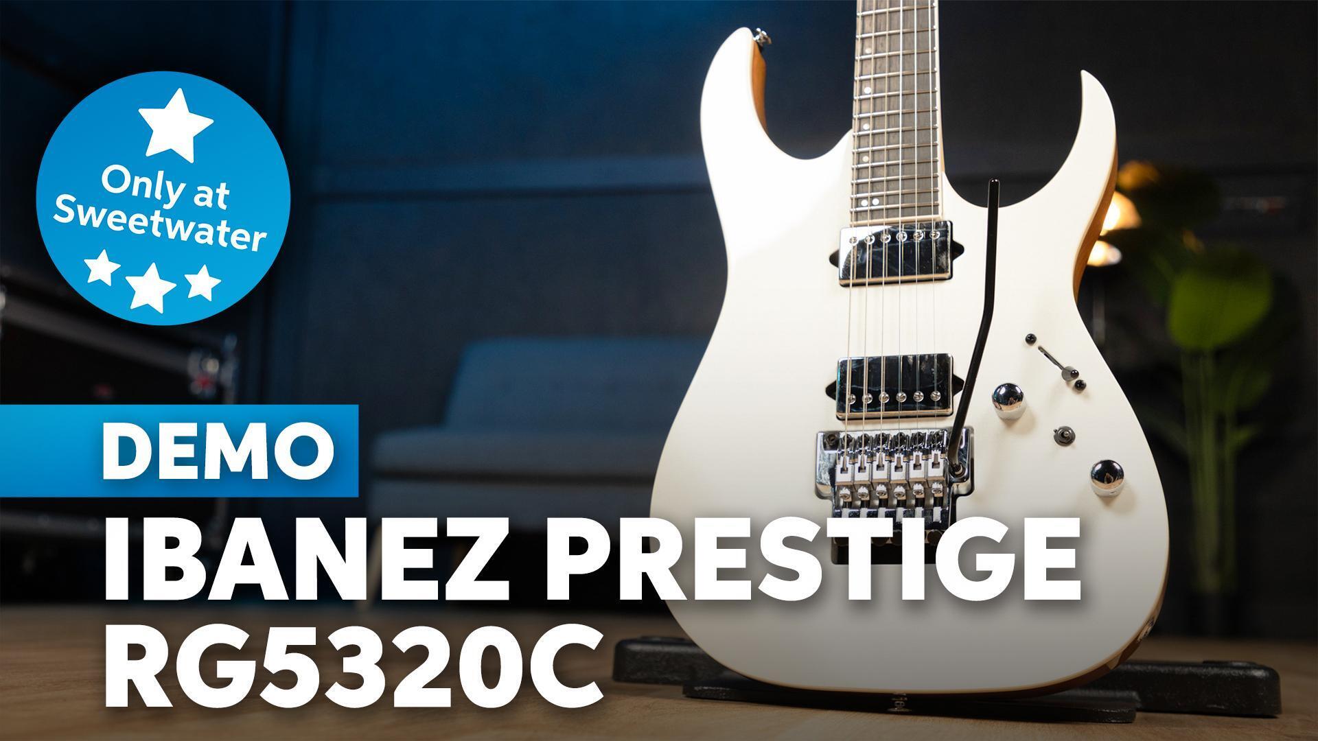 Ibanez Prestige RG5320C Electric Guitar - Pearl White Ibanez Prestige RG5320C Electric Guitar - Pearl White