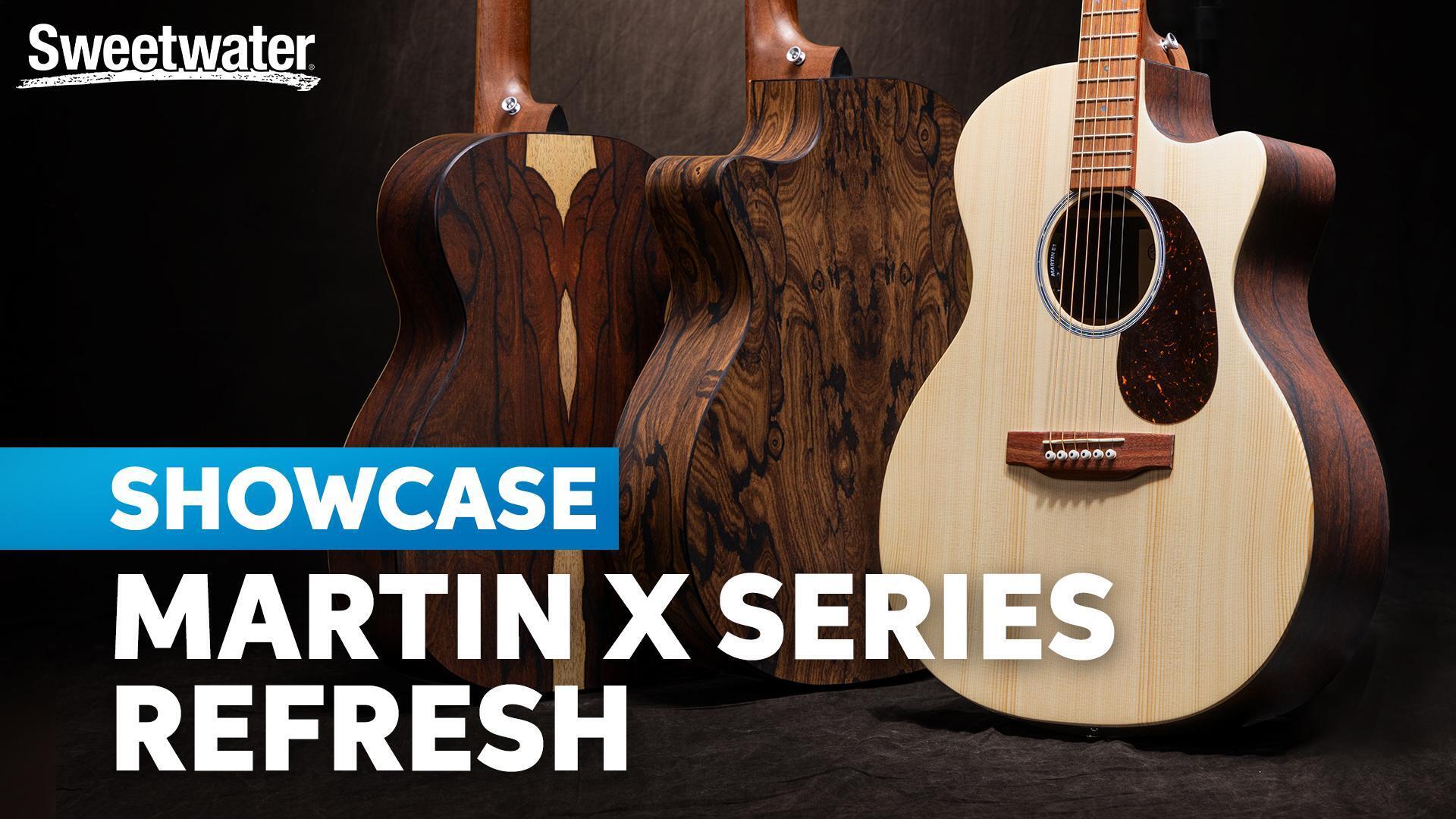 Martin X Series Guitars Roadworthy Acoustics, Refreshed InSync