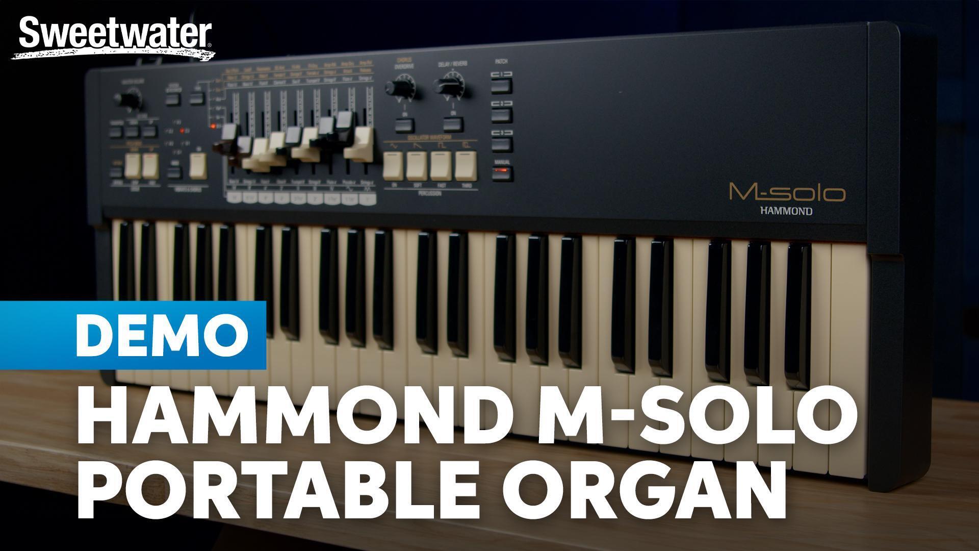 Hammond M-Solo Portable Organ: Massive Sound, Minimal Footprint - InSync