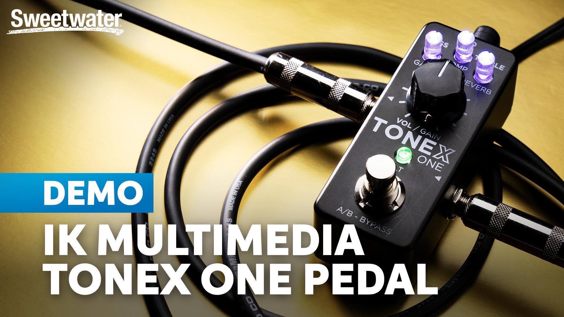 IK Multimedia TONEX ONE Amplifier/Cab/Pedal Modeler | Sweetwater