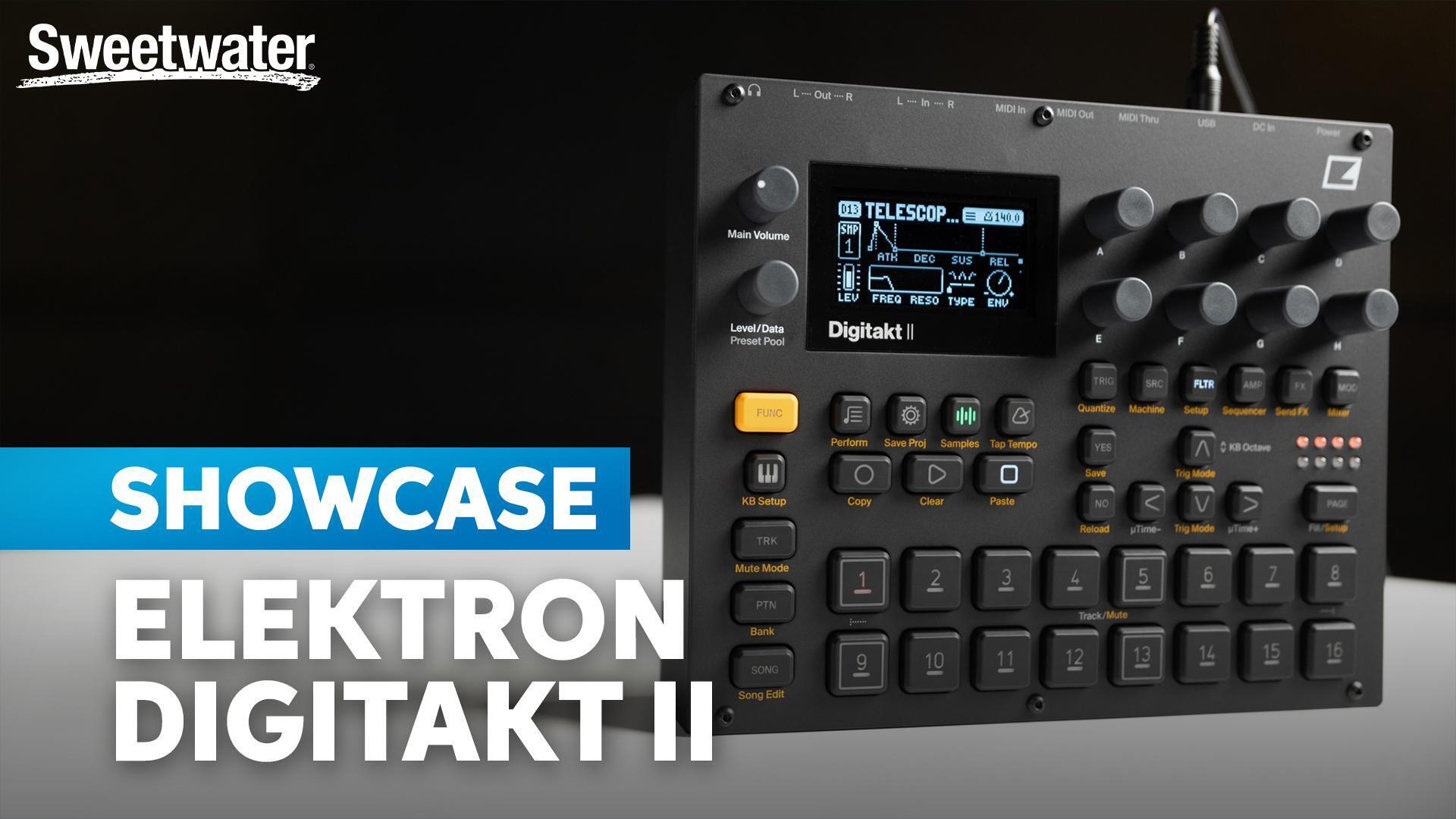 Elektron Digitakt II 16-track Stereo Drum Computer and Elektron Digitakt II 16-track Stereo Drum Computer and