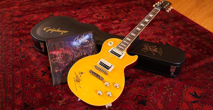 Rhythm & Bruise, Slash Style: Read & Win a Signed Guitar, Signed