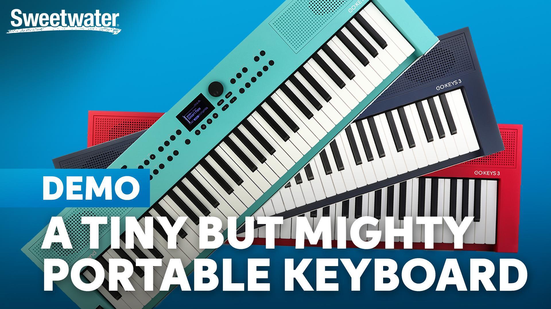 Roland GO:KEYS 3 Keyboard - Midnight Blue | Sweetwater