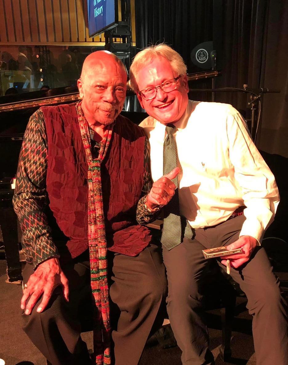 This was such an honor for me, meeting Quincy at Capitol Studios on November 12, 2019, almost five years ago.