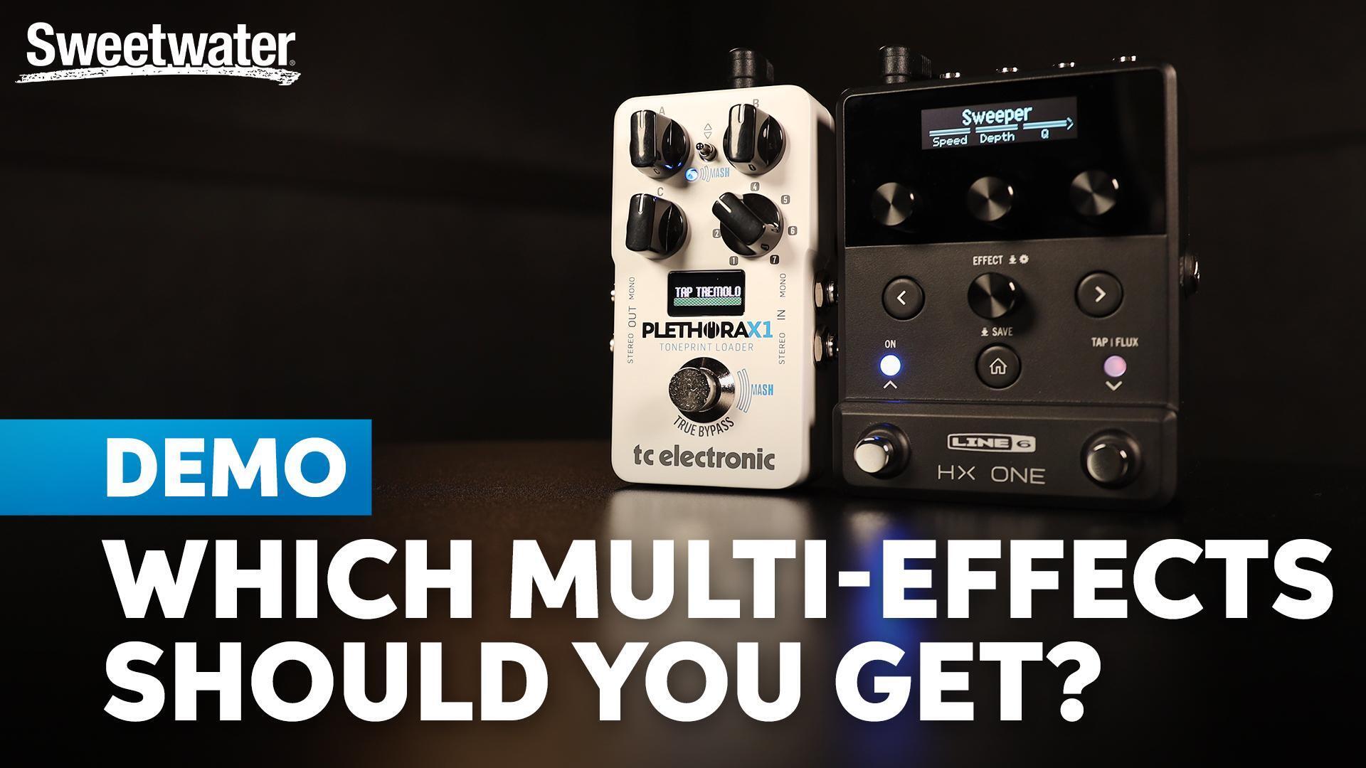 Line 6 HX One Guitar Multi-effects Floor Processor | Sweetwater Line 6 HX One Guitar Multi-effects Floor Processor | Sweetwater