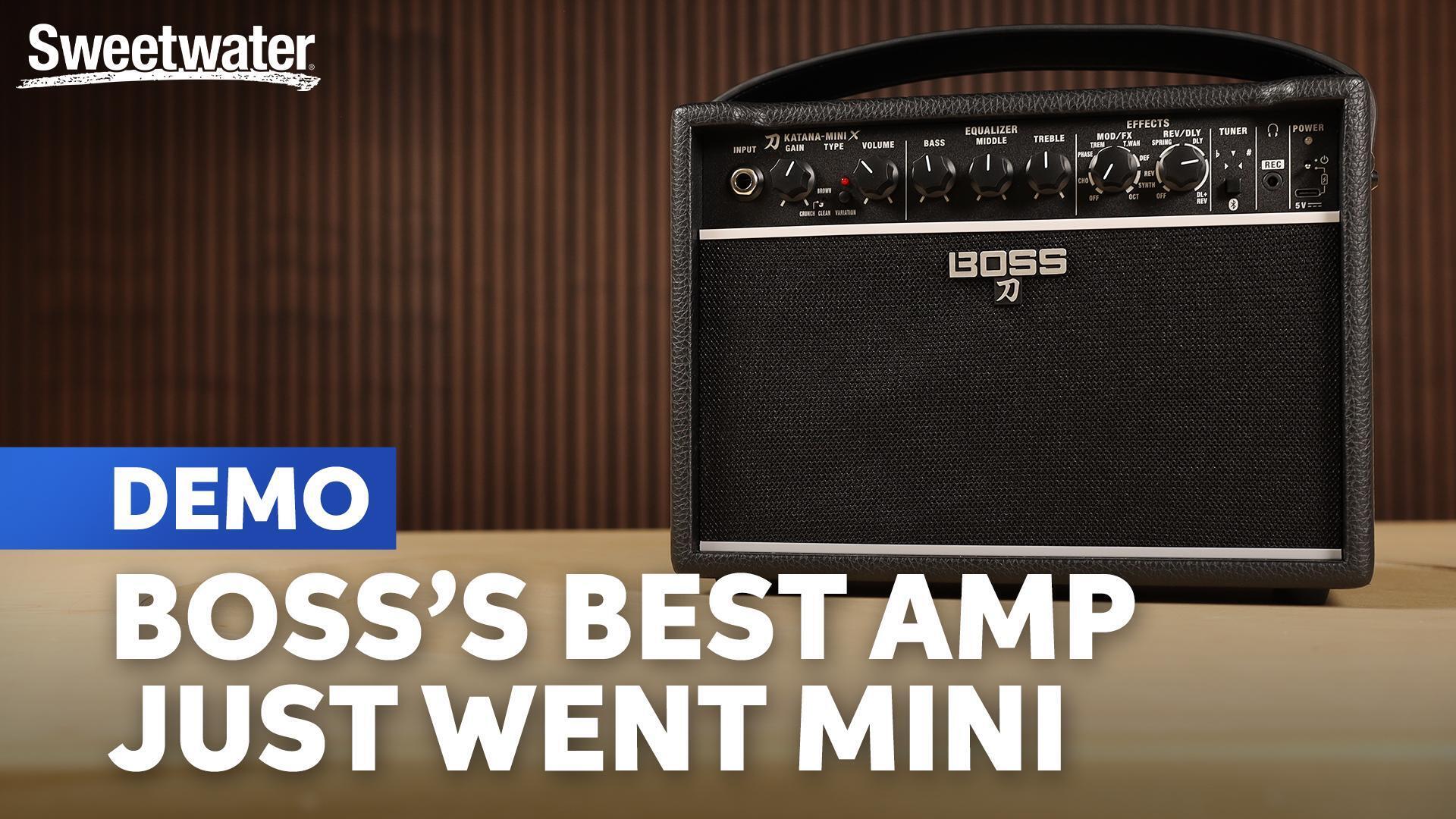 Boss Katana-Mini X 10-watt 1 x 5-inch Portable Guitar