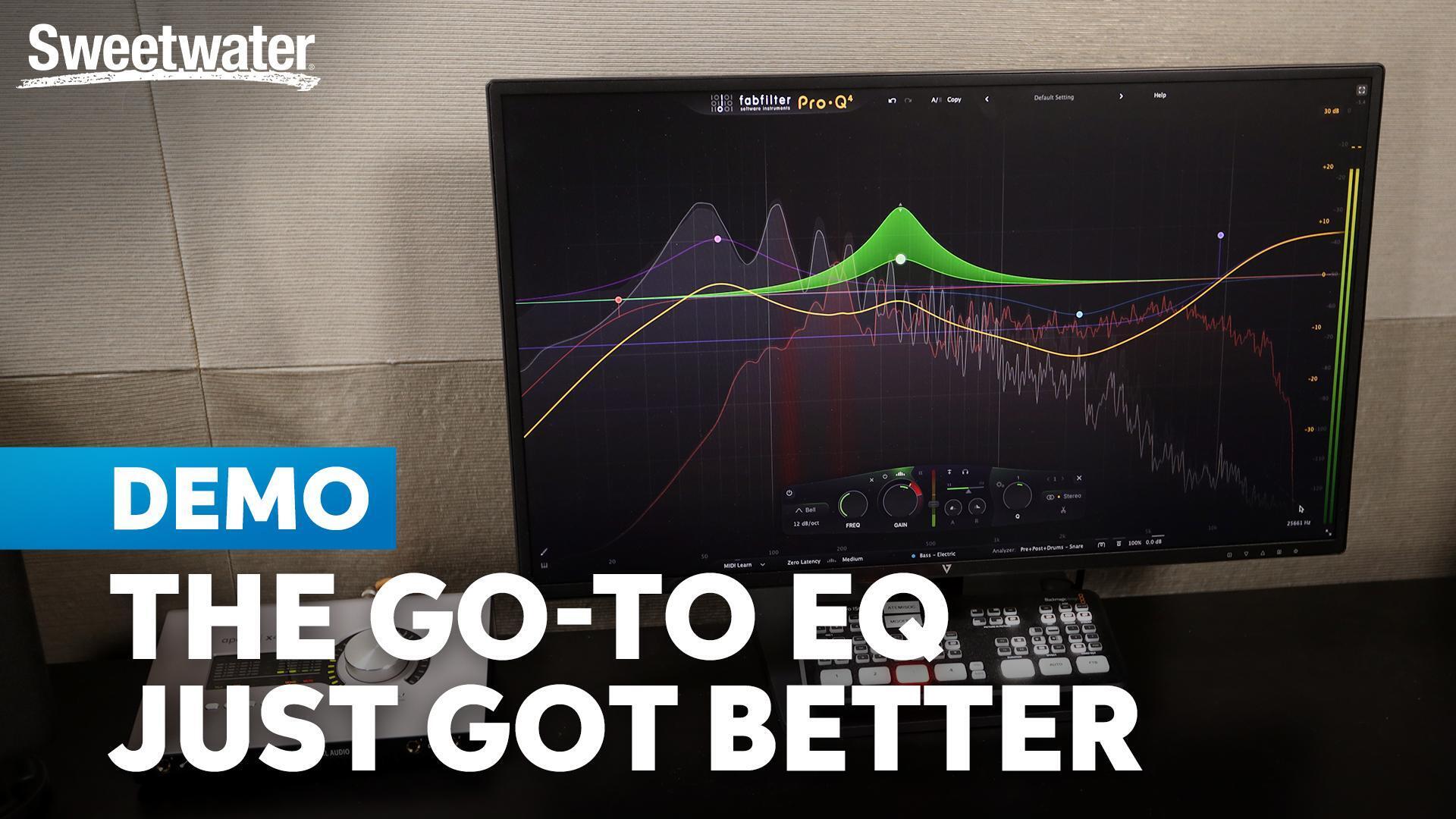 Fabfilter Pro-q 4 Eq And Filter Plug-in Demo - Insync