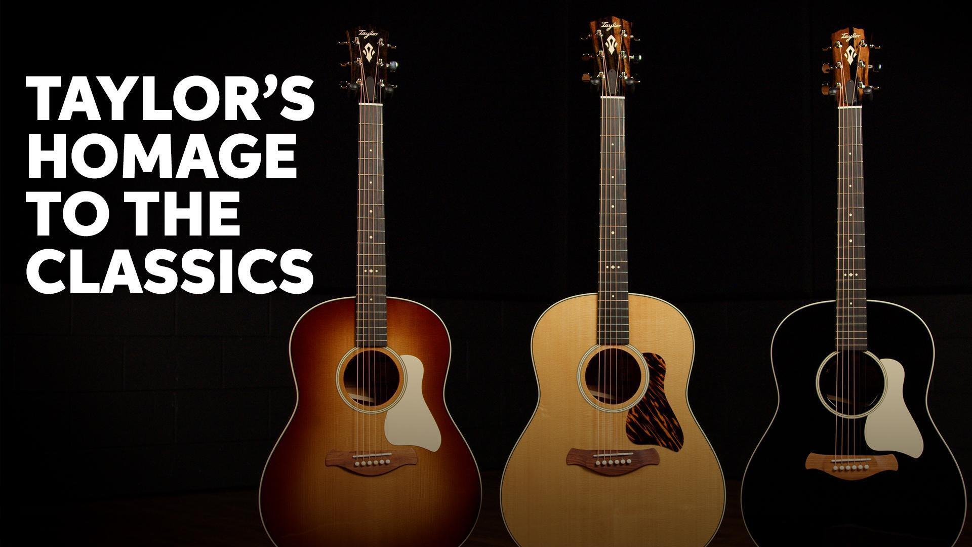 Taylor Gold Label Collection 517e and 717e Acoustic-electric Guitars ...
