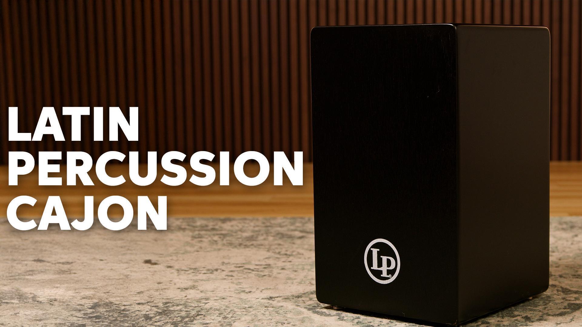 LP ブラックカホン LP1428NY [ Black Box Cajon] Latin Percussion Black Box II Cajon - Black | Sweetwater