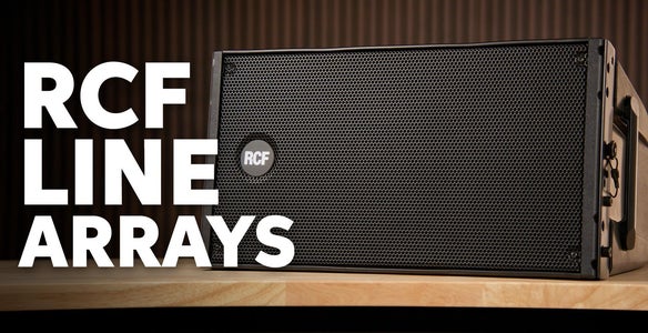 RCF HDL 30-A Active 2-way Line Array Module with RDNet | Sweetwater