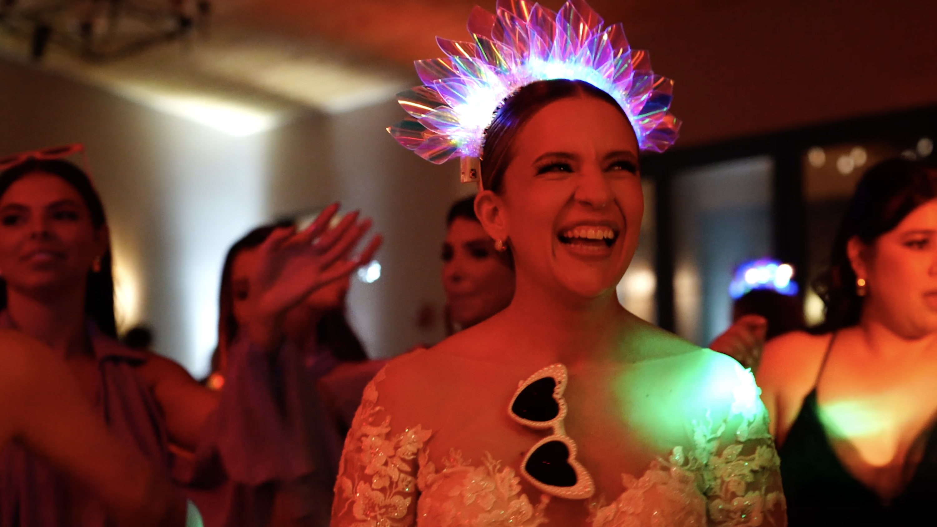 A wedding with Charvet's lighting
