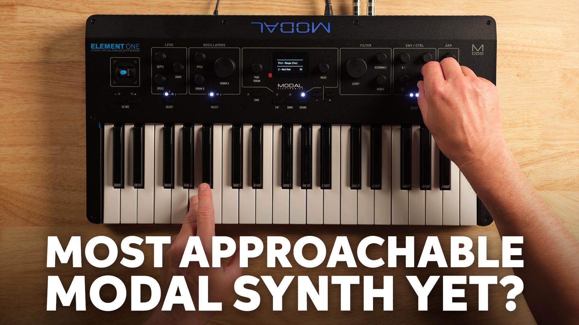 Modal Element One | Performers’ New Desert Island Synth? - InSync