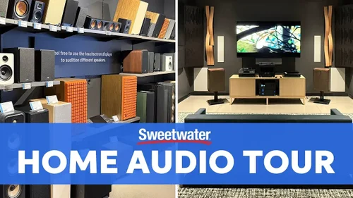 Tour Sweetwater’s Interactive Home Audio Room and WORLD-CLASS Immersive Audio Room!