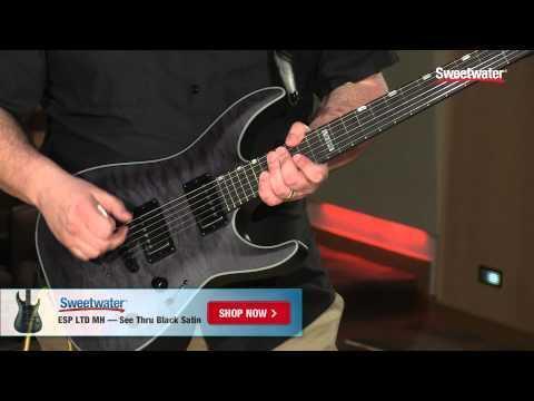 ESP LTD MH 40th Anniversary - See Thru Black Satin | Sweetwater