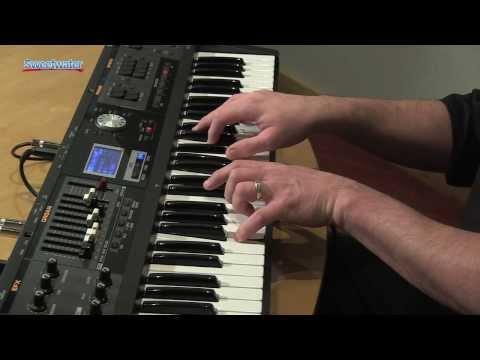 Roland VR-09 Sweetwater Exclusive Sound Library Demo by Daniel