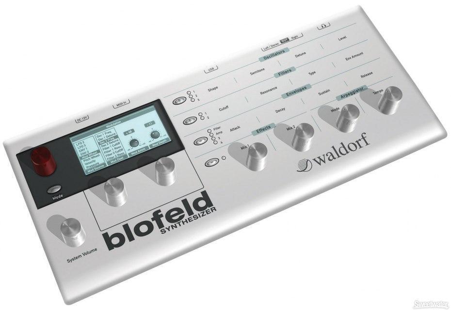 Waldorf Blofeld Desktop Synthesizer - White | Sweetwater